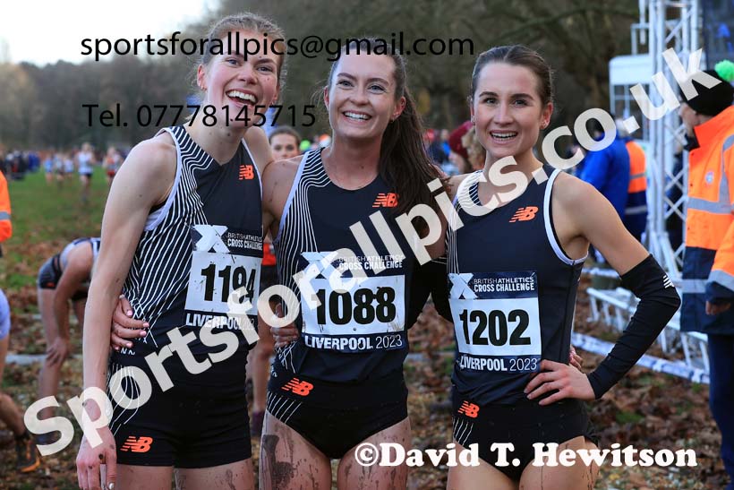 Senior Women and Under-23s, 2023 British Athletics Cross Challenge, Sefton Park, Liverpool. Photo: David T. Hewitson/Sports for All Pics